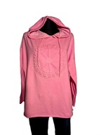 Różowa bluzka bluza z kapturem długi rękaw 100% cotton r. XL