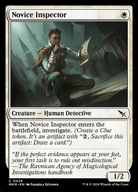 Karta Magic: The Gathering Novice Inspector MKM