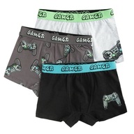 Cool, Majtki bokserki chłopięce, 3 szt., 170 / 176 cm