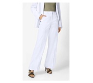 ESMARA szerokie SPODNIE palazzo białe 44 wysoki stan NOWE