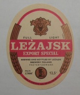 STARA ETYKIETA PIWO FULL LIGHT EXPORT SPECIAL BROWAR LEŻAJSK