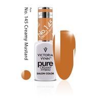 Lakier hybrydowy baza Victoria Vynn Odcienie brązu i beżu Creamy Mustard