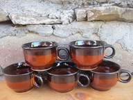 BRĄZOWA Filiżanka_Porcelit PRUSZKÓW PRL