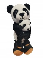 maskotka kinder panda z młodym 25cm