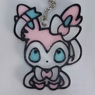 Brelok sylveon z anime Pokemon druk 3D