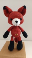 LISEK miś szydełko maskotka zabawka prezent handmade amigurumi ręcznie