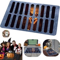 DEKORACJA HALLOWEEN WYCIERACZKA DO DRZWI STRASZNA KLAUN HORROR OZDOBA DYWAN