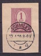 1920 Górny Śląsk stempel Scharley Szarlej Fi 8 wycinek