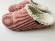 Kapcie Living Kitzbuhel różowe prążki Rozm. 29