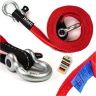 Linka Holownicza z Szeklami - Atest 7,5T Lina Holownicza Pas Holowniczy 5M