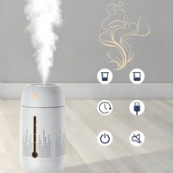 Nawilżacz Powietrza Ultradźwiękowy z Aromaterapią LED RGB USB