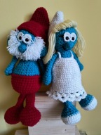 Smerfy z bajki Disneya Smerfy maskotka amigurumi