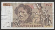 Francja 100 franków 1990 - J.158 - Delacroix