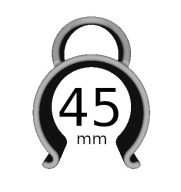 Klips do plandeki basenu stela. INTEX BESTWAY 45mm