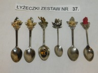 ŁYŻECZKI KOLEKCJONERSKIE 6 SZT. ZESTAW NR.37