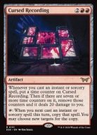 Karta Magic: The Gathering Cursed Recording DSK