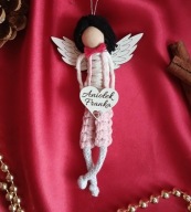 Aniołek handmade makrama