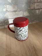 Kubek przesiewacz - z pokrywką z dziurkami np. do cukru pudru