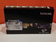 Toner Lexmark C734A6CG cyan C734/C736 Oryginał