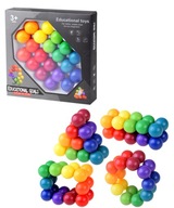 KULKI MAGNETYCZNE GRA SENSORYCZNA LOGICZNA UKŁADANKA DLA DZIECI