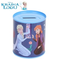 DISNEY FROZEN KRAINA LODU Skarbonka Metalowa Puszka