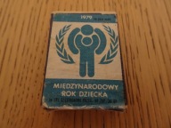 Pudełko po zapałkach 1979 rok Międzynarodowy rok dziecka