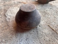 mały cygański kociołek saganek garnek naczynie PRL