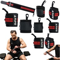 STABILIZATOR NADGARSTKA NA SIŁOWNIĘ OPASKI DO ĆWICZEŃ DRFIT 2SZT BEZ OTARĆ