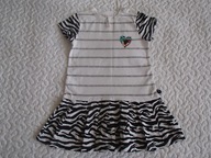 Coccodrillo sukienka biało-czarna nowa roz 92