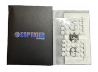 Uniwersalne ślizgacze teflonowe ICE V2 białe Tiger