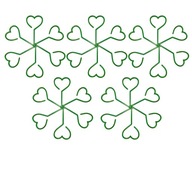 Podpora do roślin kwiatów doniczkowych podpórka chwytak zielona –PLA 5szt