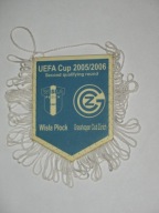 WISŁA PŁOCK - GRASSHOPPER ZURICH 2005/2006 UEFA CUP proporczyk