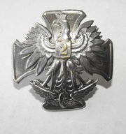 Odznaka 2 Pułk Saperów Kolejowych - II RP