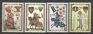 Liechtenstein xx D959 rycerze MNH VF