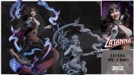 Żywica figurka magiczka Zatana skala 1/6