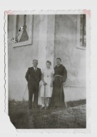 Blizne k. Brzozów zakonnik 1941r. Fotografia o wymiarach 60 x 86mm 664i