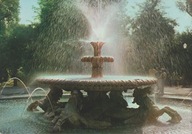 WŁOCHY - RZYM - VILLA BORGHESE - FONTANNA KOŃ - KONIE - UNESCO