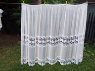 Śliczna firanka do mniejszego okna - 235cm x 130 cm - bdb !!