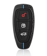 Czarno-niebieskie etui na kluczyk FORD Puma Grand C Max Focus Mondeo Fiesta