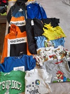 Zestaw - 3 bluzy dla chłopca roz.134 cm - Among Us.