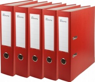 SEGREGATOR A4 SZEROKI 75MM OKUTY CZERWONY X 5 SZT