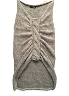 Liu Sweter szal komin narzutka bolerko beż/taupe r. 38/M , BDB