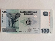 KONGO - 100 franków 2007, P-98, piękny, st.1 !!!