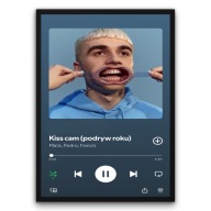 Plakat z ramą 30x40cm Kiss Cam – Mata rap | Pomysł na Prezent