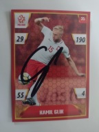 Karta panini autograf Polska Kamil Glik PZPN