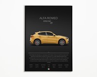 PLAKAT ALFA ROMEO STELIVO QV IDEALNY NA PREZENT NAJWYŻSZA JAKOŚĆ A3
