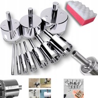 Otwornice Diamentowe do Gresu Płytek Szkła Koronki Zestaw 10 szt 6-68mm