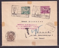 1935 Samochodowy Pościg za balonem w Mościcach koperta dopłata