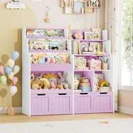 FOREHILL Regał dziecięcy z 4 szufladami na kółkach