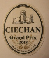 ETYKIETA - CIECHAN - Grand Prix 2013 - AMERICAN INDIA PALE ALE